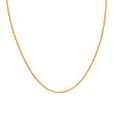 22K Gold Classic Foxtail Chain 20 Inches